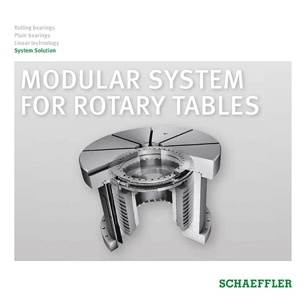MODULAR SYSTEM FOR ROTARY TABLES MODULAR SYSTEM FOR ROTARY TABLES