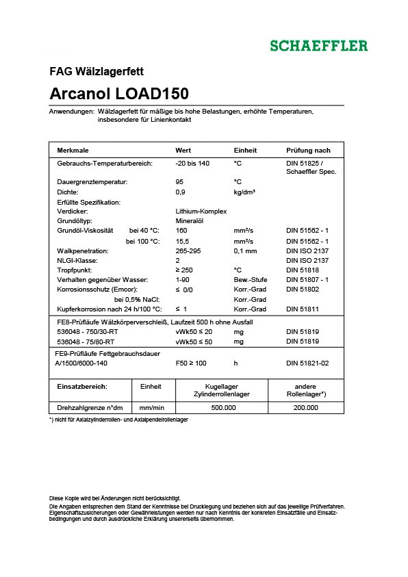 Rolling Bearing Grease Arcanol Load Media Library Schaeffler