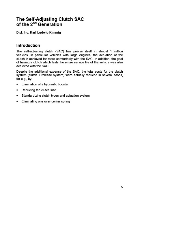 1998_01 The SelfAdjusting Clutch SAC of the 2nd Generation Media