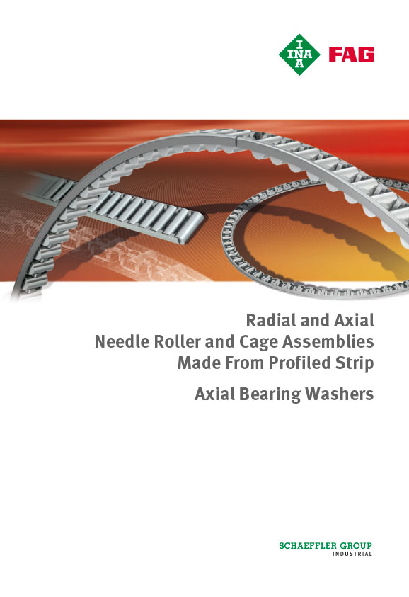 Radial and Axial Needle Roller and Cage Assemblies Made From Profiled Strip Axial Bearing