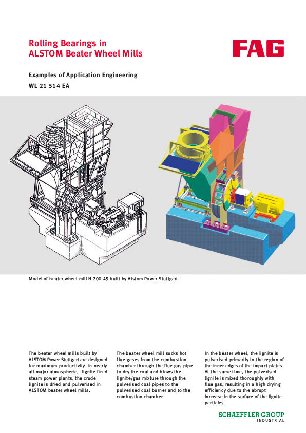 FAG Rolling Bearings in ALSTOM Beater Wheel Mills Media Library